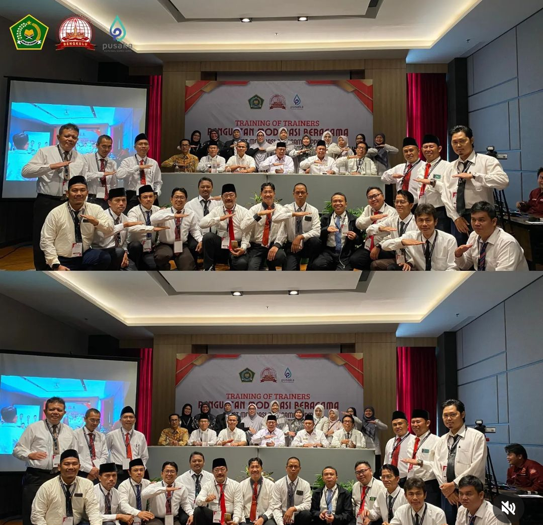 Pembukaan Training of Trainers Penguatan Moderasi Beragama Universitas Islam Negeri Fatmawati Sukarno Bengkulu